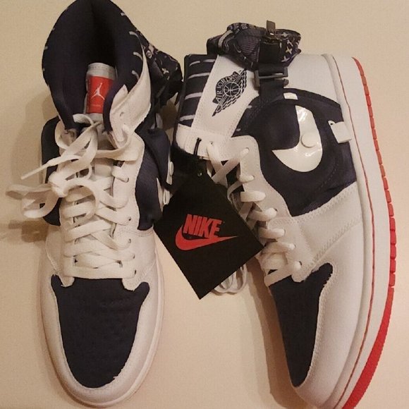 Nike Mens 11 Air Jordan 1 Retro High OG SP Utility Stash Quai 54 NEW DV1717-100